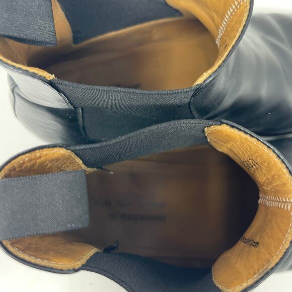 Magnanni Men's Java Black Leather Chelsea Boots sz 10.5 - Picture 4 of 10